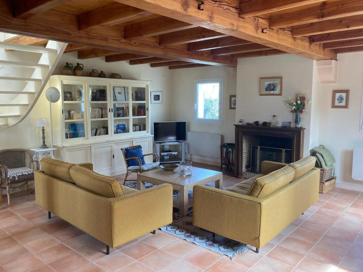 Charmante Maison A Sauzon Avec Grand Jardin, Proche Commerces Et Plage - Fr-1-418-82 Exterior foto